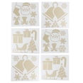 thumbnail image 1 of 2 Set Self‑Adhesive Christmas Bell Snowflake Decal Stickers Showcase Window Wall Decoration, 1 of 14
