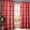Red and White, variant on Christmas Red Plaid Curtains 52" w x 84" L Red Tartan Plaid Curtain Farmhouse Xmas Window Drapes for Living Room Bathroom Home Decoration