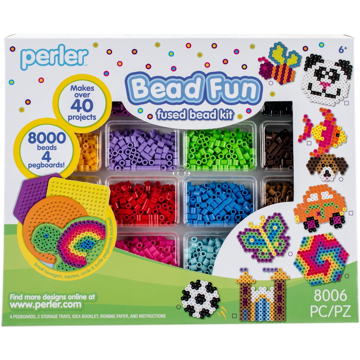 Perler Fused Bead Kit Rainbow Pony Frames 048533559954 