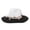 Black, variant on Panama Hats for Women Fashionable Panama Sun Hat with Colour Block Trend Comfortable Summer Hat for Holidays