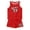 Red, variant on Krdevn Boys Basketball Set Game Sleeveless Top and Shorts Athletic Outfit,5-6 Years