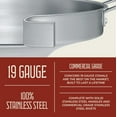 thumbnail image 4 of CONCORD Stainless Steel Comal Frying Bowl Cookware (22"), 4 of 5