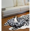 Bessie and Barnie Ultra Plush Zebra Deluxe Dog/ Pet Lily Pod Bed - 24"