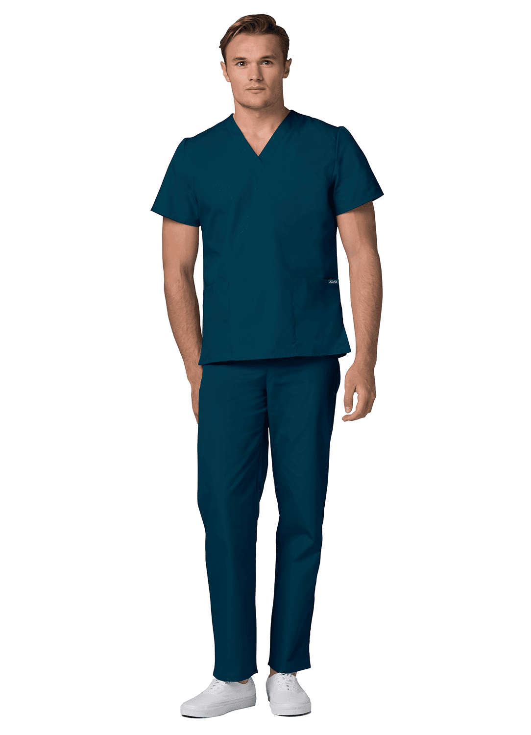 Adar Adar Universal Unisex Scrubs Unisex Drawstring Scrub Set