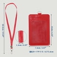 thumbnail image 5 of Unique Bargains Lanyards for ID Badges Card Holder with Strap Vertical for Work IDs Red, 5 of 6
