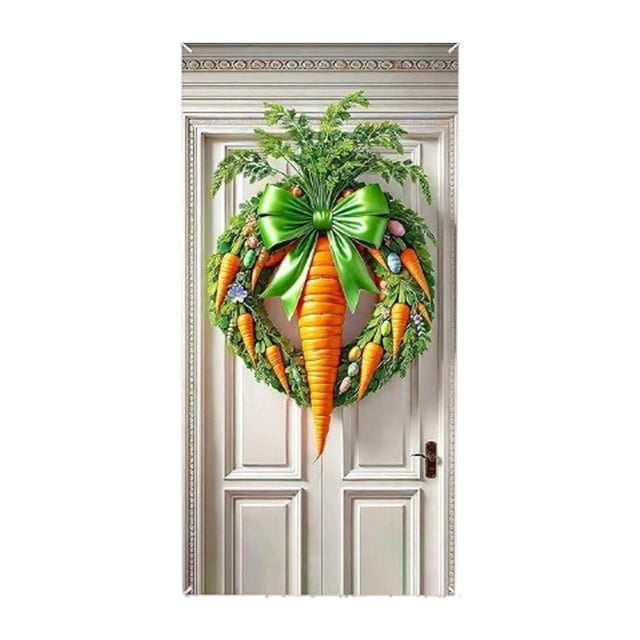 TIELUTT Rideau de Porte de Pâques Bannière Décorative avec Design d'Œuf et de Lapin pour Fête de Vacances Robe de Fête pour Femmes Banderoles de Drapeau de Fête Robes de Fête pour Adolescentes Organisateur de Planificateur d'Événement 202