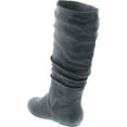thumbnail image 3 of TOP Moda Data-1 Women's Shoes Cute & Comfort Round Toe Flat Heel Slouchy Mid Calf Boot, 3 of 7