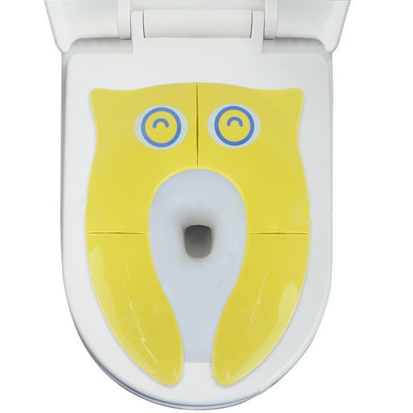 XZNGL Potty Training Toilet Seat Toddlers Toilet Seat Portable Folding Non Slip Silicone Pads Reusable Potty Seat Toddler Potty Seat for Toilet Training Toilet Seat for Toddlers