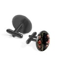 thumbnail image 2 of Crow Elegant Mens Cufflinks for Formal Attire Made of Stainless Steel Ideal for Special Occasions, 2 of 6