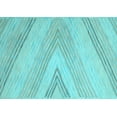 thumbnail image 1 of Ahgly Company Indoor Rectangle Abstract Light Blue Contemporary Area Rugs, 2' x 4', 1 of 4