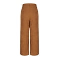 thumbnail image 6 of ABATAB Women Wide Leg Pants High Waist Loose Fit Trousers Straight Leg Casual Lounge Palazzo Pants with Pockets, 6 of 7