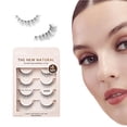 thumbnail image 1 of Pendientes de perlas naturales KISS The New con pestañas postizas, 12 mm, 4 pares, 1 of 9