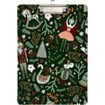 thumbnail image 1 of FMSHPON Christmas Nutcrackers Ballet Swan Flower Clipboard Hardboard Wood Nursing Clip Board and Pull for Standard A4 Letter 13x9 inches, 1 of 5