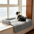thumbnail image 3 of Soothing Pet Bed Mat with Supportive Neck Bolster Protector Cushion for Cats and Dogs, 3 of 5