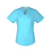 Vital Threads Women's Core Essentials Split V-Neck Scrub Top