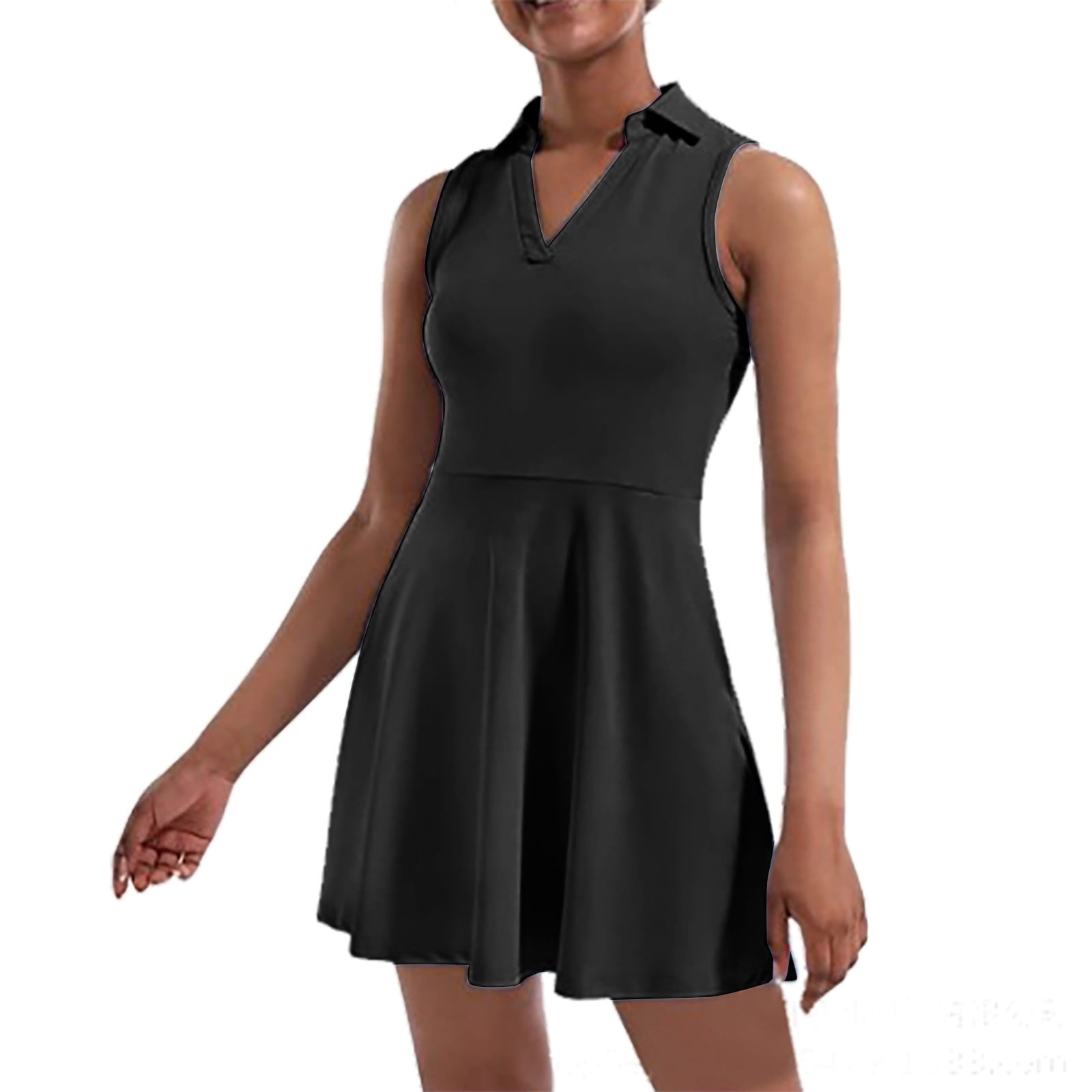 ZRBYWB Womens Dresses Women's Tennis Skirt With Built In Shorts Dress With 4 Pockets Sleeveless Exercise. Dresses For Women 2023