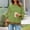 Green, variant on BODOAO Women's Fall Oversized Sweatshirt Casual Waffle Knit Long Sleeve Crewneck Split Pullover Tunic Tops Knit Striped Shirt Lightweight Fall Pullover Sweater Black L