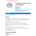 thumbnail image 2 of Rear Brake Rotor - Compatible with 2006 - 2010 Volkswagen GTI 2007 2008 2009, 2 of 2