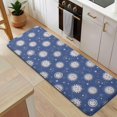 thumbnail image 5 of Dark Blue Sun Moon Star Pattern Kitchen Rug Mat,Kitchen Runner Rugs Non Skid Washable,Decorative Kitchen Floor Mats for Kitchen,Sink,Laundry,17"x47.2", 5 of 7