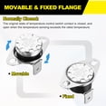 thumbnail image 3 of Uxcell 4Pcs KSD301 Termostato NC 85°C/185°F 10A Interruptor de Control Térmico, 3 of 6