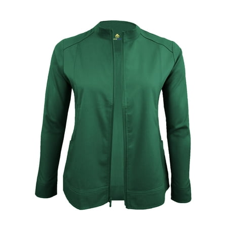 

NATURAL UNIFORMS WOMENS SOFT STRETCH SCRUB JACKET AND WARM UP JACKET