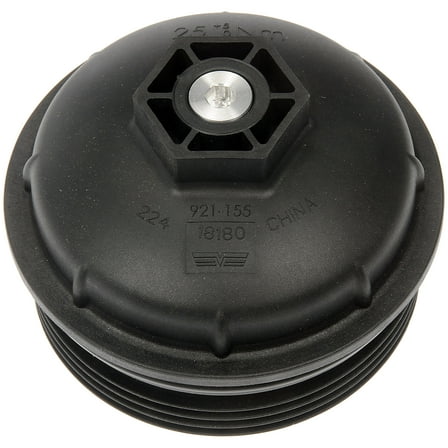 Dorman 921-155 Engine Oil Filter Cover for Specific Volkswagen Models, Black
