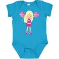 thumbnail image 3 of Inktastic Cheerleaders, Cute Girl, Blonde Hair, Cheerleading Girls Baby Bodysuit, 3 of 5