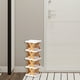 thumbnail image 4 of Zapatero de 5 niveles que ahorra espacio con estante superior | Organizador de zapatos de plástico para la entrada del armario | Zapatero apilable para dormitorio | Fácil montaje sin herramientas |, 4 of 7