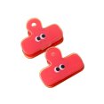 thumbnail image 1 of 2Pcs File Clip Strong Clamping Force Good Sealing Press Opening Space-saving Cartoon Eyes Document Clamp Office Supply, 1 of 4