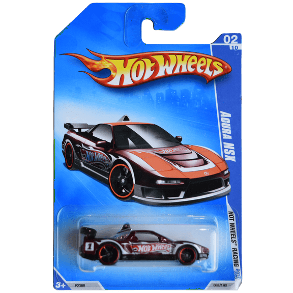 Hot Wheels Acura NSX, Hot Wheels Racing '09 2/10 [red/black] 68/190