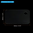 thumbnail image 2 of Uxcell 16x12x0.08" Rectangle Acrylic Paint Pallet Paint Tray Palette Painting with Thumb Hole Clear 3 Pack, 2 of 6