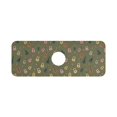 thumbnail image 7 of Yayeee Faucet Mat for Kitchen Sink 14.7" Diatomite Long Splash Guard Pad, Cartoon Guitar Pattern, 7 of 7