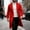 E3-Red, variant on Men's Overcoat Double Brested Long Trench Coat Notched Collar Lapel Wool Blend Pea Coats with Pockets Windbreaker Business Classic Winter Trench Coat Jackets,Red 3XL