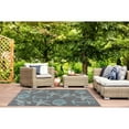 thumbnail image 4 of Ashore Nautical & Coastal Transitional Design Indoor/Outdoor Area Rug 7'10" x 10'2" - Gray/Blue, 4 of 5