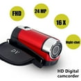 thumbnail image 6 of SHELLTON Handheld Video Camcorder 1080P FHD 16x Digital Zoom, Trabar DV Digital Camera with COMS Sensor, Built-in Speaker, 270 ° Rotary Screen, Video Camera, 6 of 7