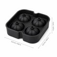 thumbnail image 3 of Halloween Ice Cube Tray 4-Cavity Pumpkin Shaped Ice Ball Mold for Drinks,Party Novelty Pumpkin Molds for Spooky Beverages, 3 of 8