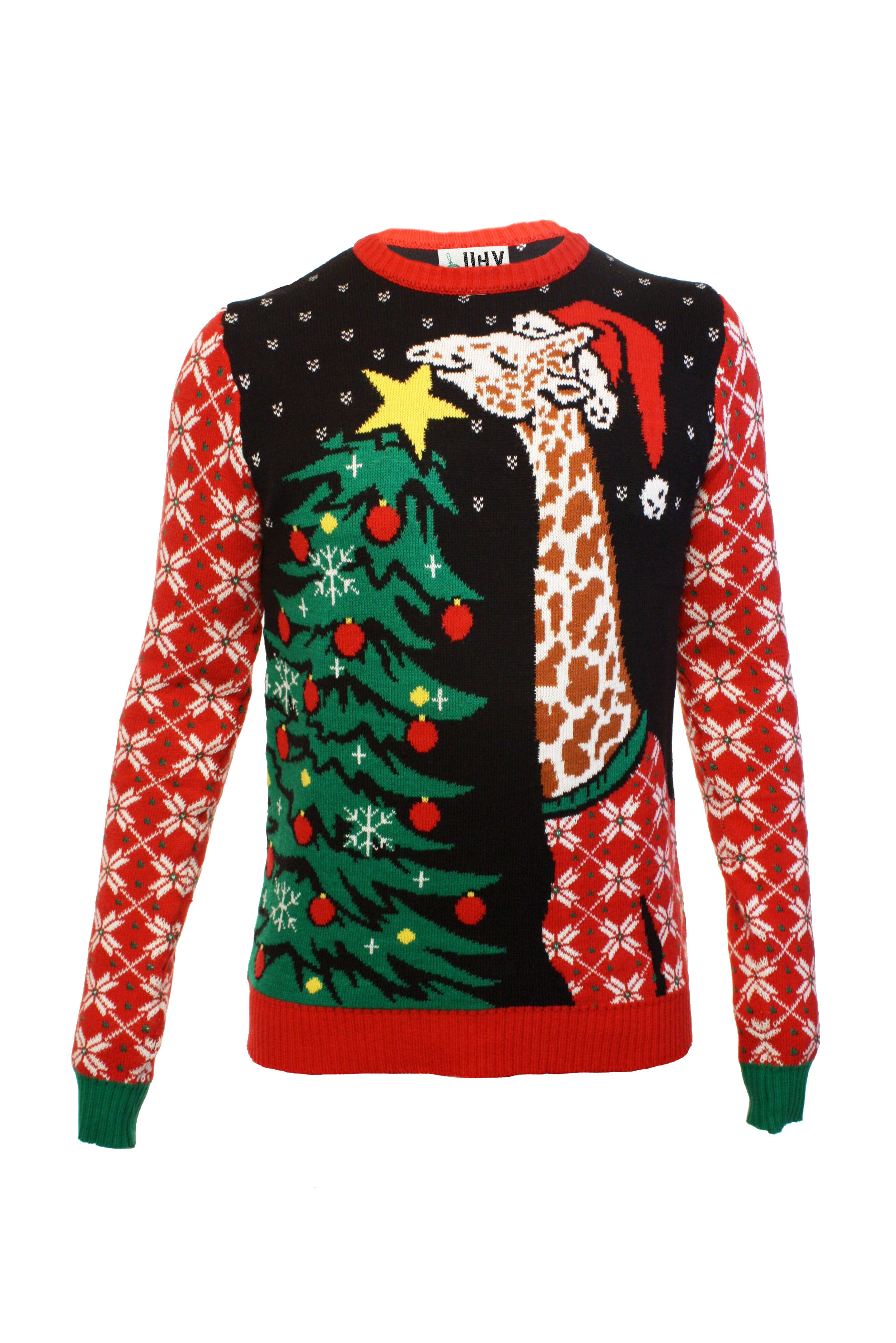ugly christmas sweater giraffe