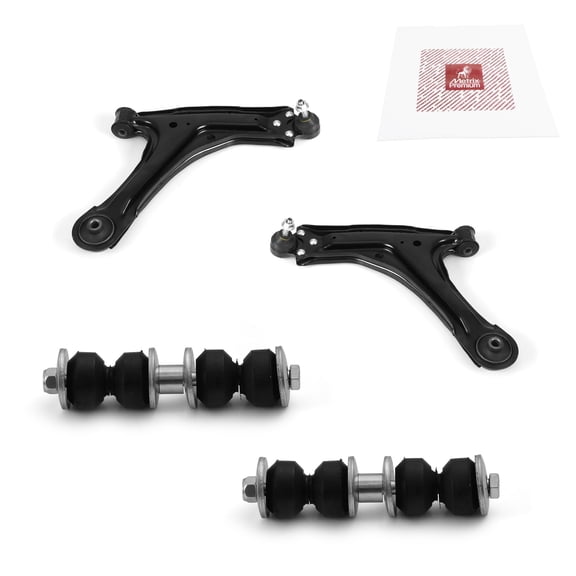Metrix Premium Chassis Parts - 4 PC Front Lower Control Arm & Front Sway Bar Stabilizer End Link Kit Fits 04-05 Chevrolet Classic, 97-03 Malibu, 99-04 Oldsmobile Alero, RK80446, RK80428, K700526