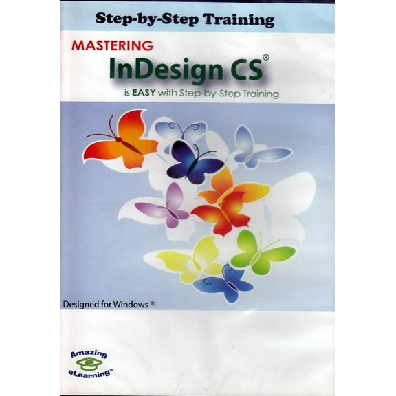 Learn how to use Adobe InDesign CS - Step by Step Training CD-Rom for beginners - 14 Lessons