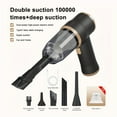 thumbnail image 5 of Handheld Wireless Portable Vacuum Cleaner - 5000Pa Strong Suction, 2000*2mAh Rechargeable Battery, 2-in-1 Blowing & Suction, High-Power Multifunctional Small Appliance for Cars & Households, 5 of 19