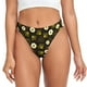 thumbnail image 1 of Balery Honey Bees With Flowers Tangas de Algodón para Mujer con Estampado – Ropa Interior Sexy, Transpirable, G-string-Large, 1 of 6