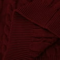 thumbnail image 6 of Odeerbi Sweater Vest Women Knit Sweater Fashion top Sleeveless Turndown Collar Tank Top Burgundy, 6 of 9