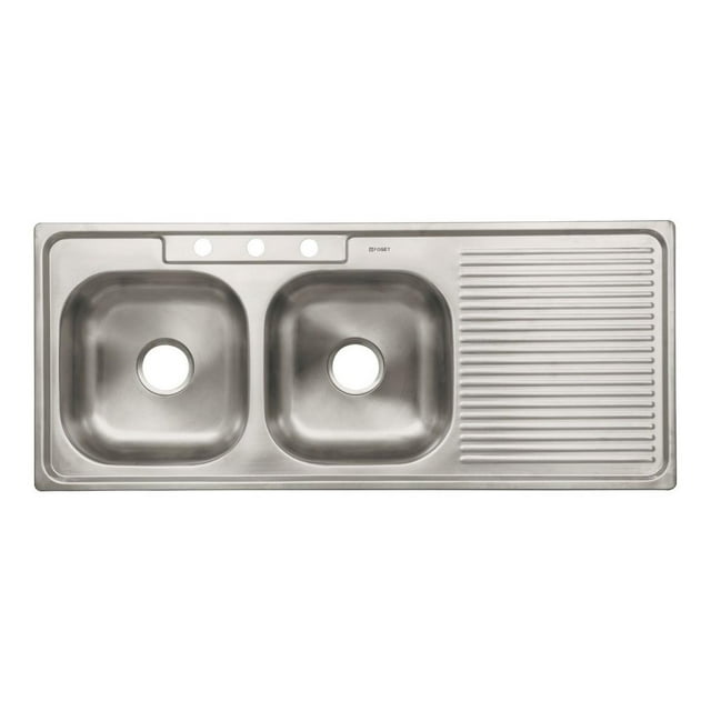 Tarja De 120x50x15 Empotrar Doble Tina Izquie Foset Foset TA-1202TI