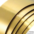thumbnail image 4 of Brass Sheet Roll, Metal Foil Plate 1000mm x 15mm x 0.3mm, 2 Pack, 4 of 5