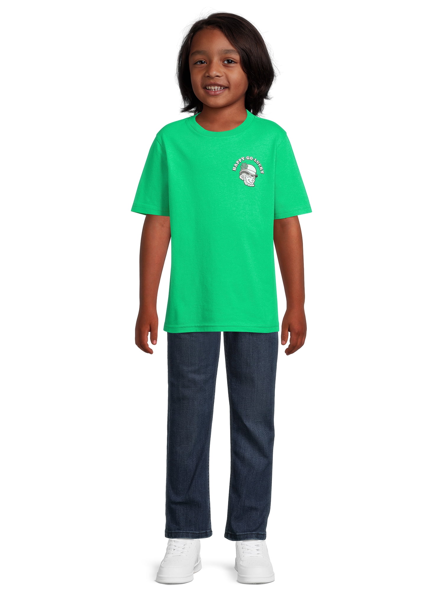 Saint Patrick’s Day Boys Go Lucky T-Shirt, Sizes 4-18 & Husky