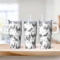 thumbnail image 2 of 20oz Farm Chicken Tumbler with Handle Cool Birthday Christmas Gift for Chicken Enthusiasts Women Men Insulated Travel Mug Fits Car Cup Holders Comfortable Grip Splash Resistant Lid Daily Commutes, 2 of 6