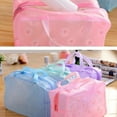 thumbnail image 6 of Ayyufe Portable Flower Waterproof Travel Cosmetic Toiletry Storage Pouch Makeup Bag, 6 of 8