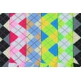 thumbnail image 4 of ToBeInStyle Women's Pack of 6 Knee High Socks - Argyle Patterned Analagous Color Sets, 4 of 7