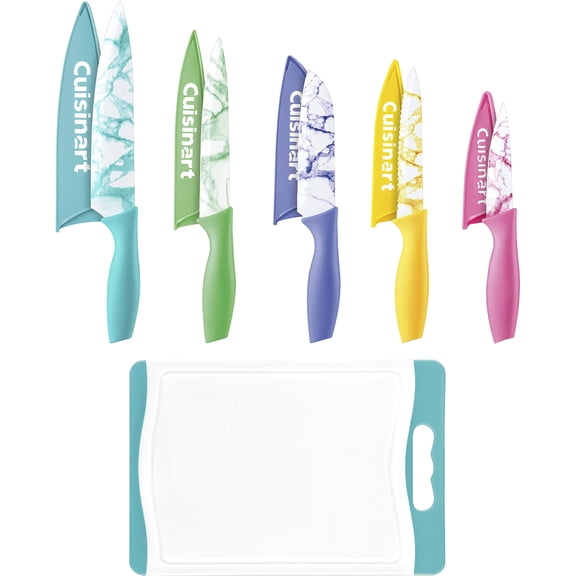 CUISINART C55CB-11PM ADVANTAGE CUTLERY 11-PIECE MARBLE KNIFE - MULTICOLOR