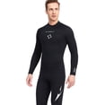 thumbnail image 3 of Naiovety DIVE SAIL Trajes de neopreno de 3MM Traje de buceo de neopreno SCR Pantalones largos de manga larga Traje de surf resistente al desgaste para Deportes acuáticos Negro L Naiovety OD003296-03, 3 of 6
